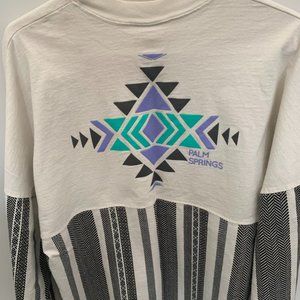 Palm Springs Spirit Jersey Crew Neck Long Sleeve Tee (Small)